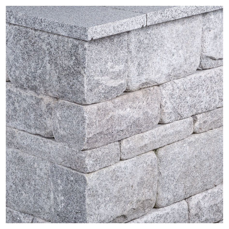 Seltra Natursteine Schlossmauersteine BRAVO Granit edelgrau, 1 Pack günstig