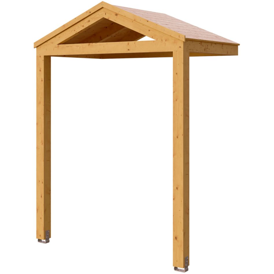 Skan Holz Vordach Sellin Dach Eiche Hell günstig