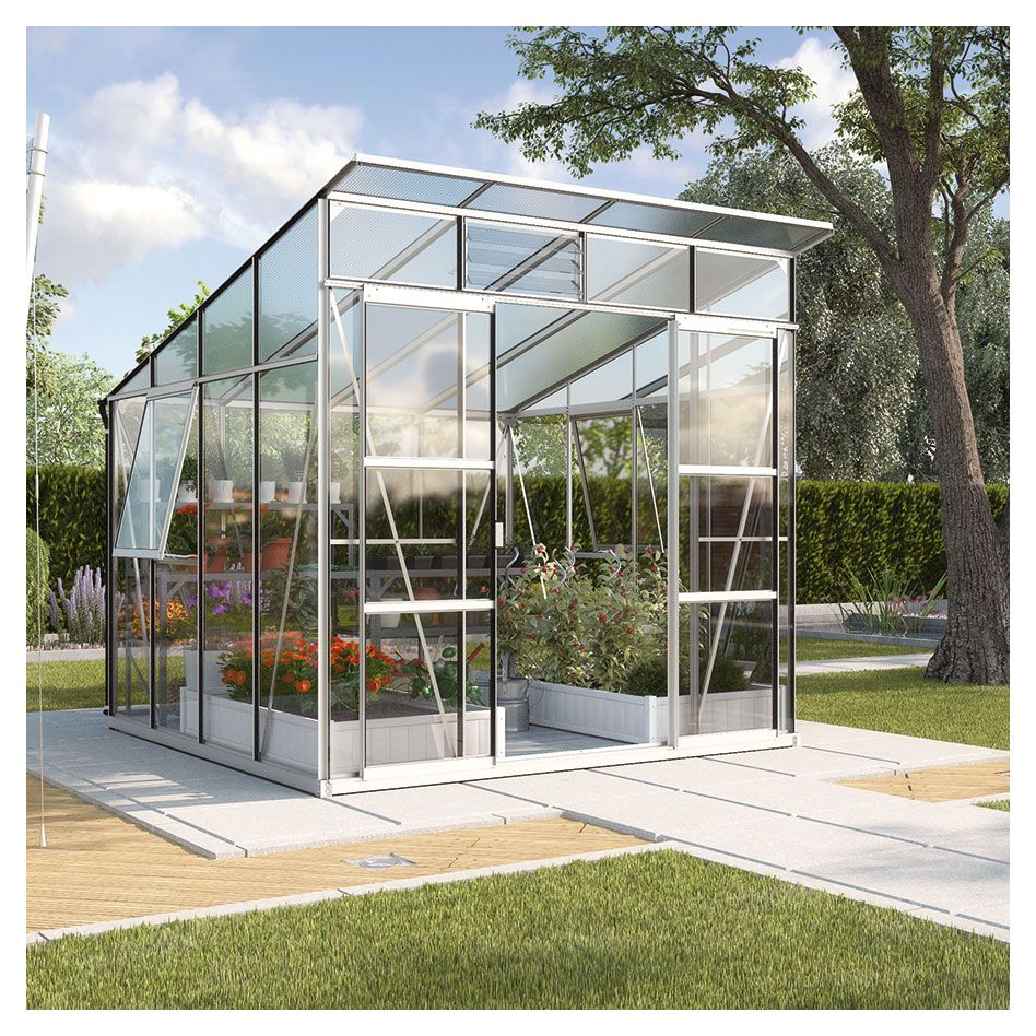 Vitavia Gewächshaus Freya Tomatenhaus Silber Kombiverglasung günstig