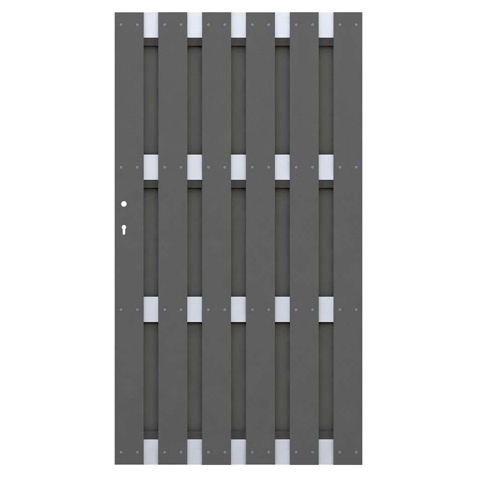 Porte pour panneau brise-vue TraumGarten JUMBO bois composite Anthracite günstig