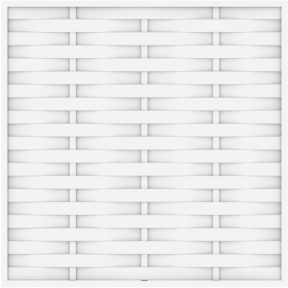 TraumGarten Clôture occultante LONGLIFE ROMO Blanc Grille en lamelle günstig