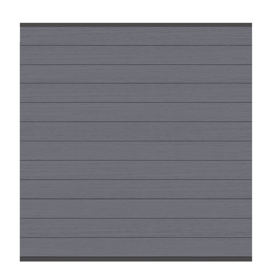 Panneau brise-vue bois composite, TraumGarten SYSTEM anthracite, profil anthracite günstig