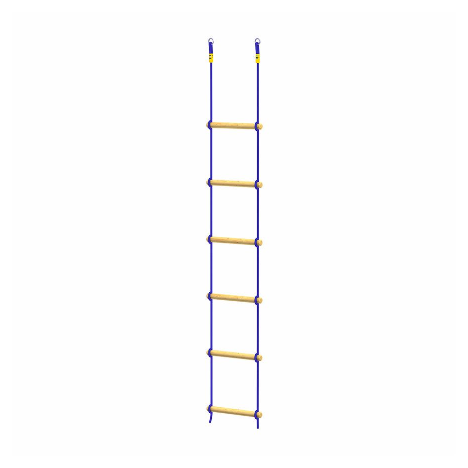 WINNETOO Strickleiter - blau Hartholz,Kunststoff