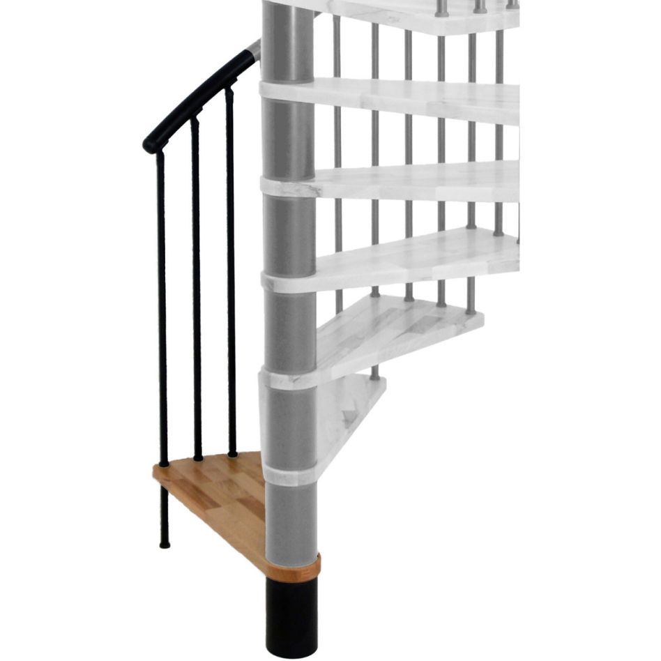 Minka Höhenerweiterung für SPIRAL EFFECT, 120 cm, Eiche,lackiert,Schwarz