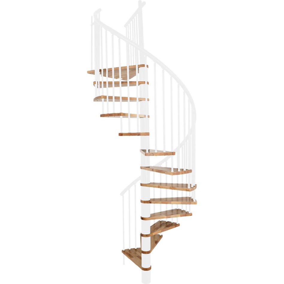 Minka escalier colimaçon Spiral Effect blanc escalier en spirale günstig