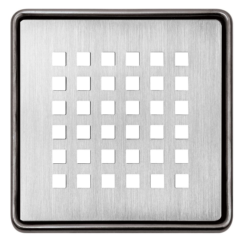 Schlüter-KERDI DRAIN Abdeckrost-Set Edelstahl gebürstet mit Quadrat-Öffnungen günstig