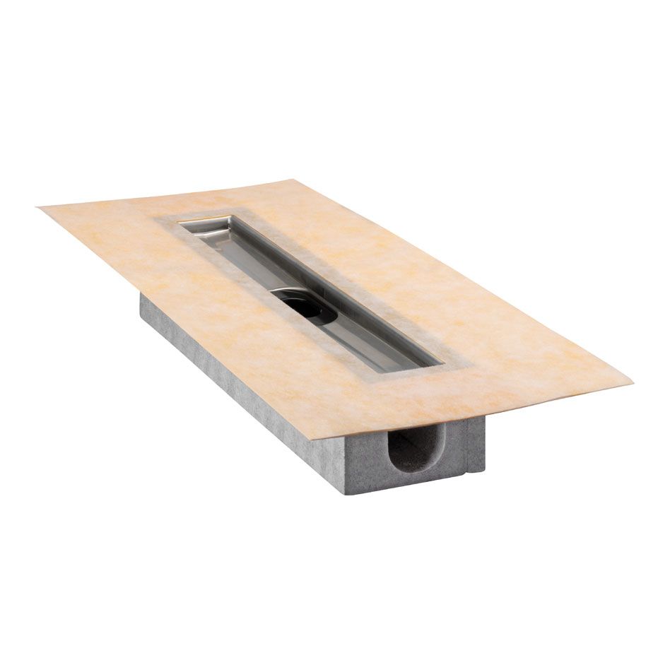 Schlüter-KERDI-LINE H Caniveau de douche V4A Acier inoxydable günstig