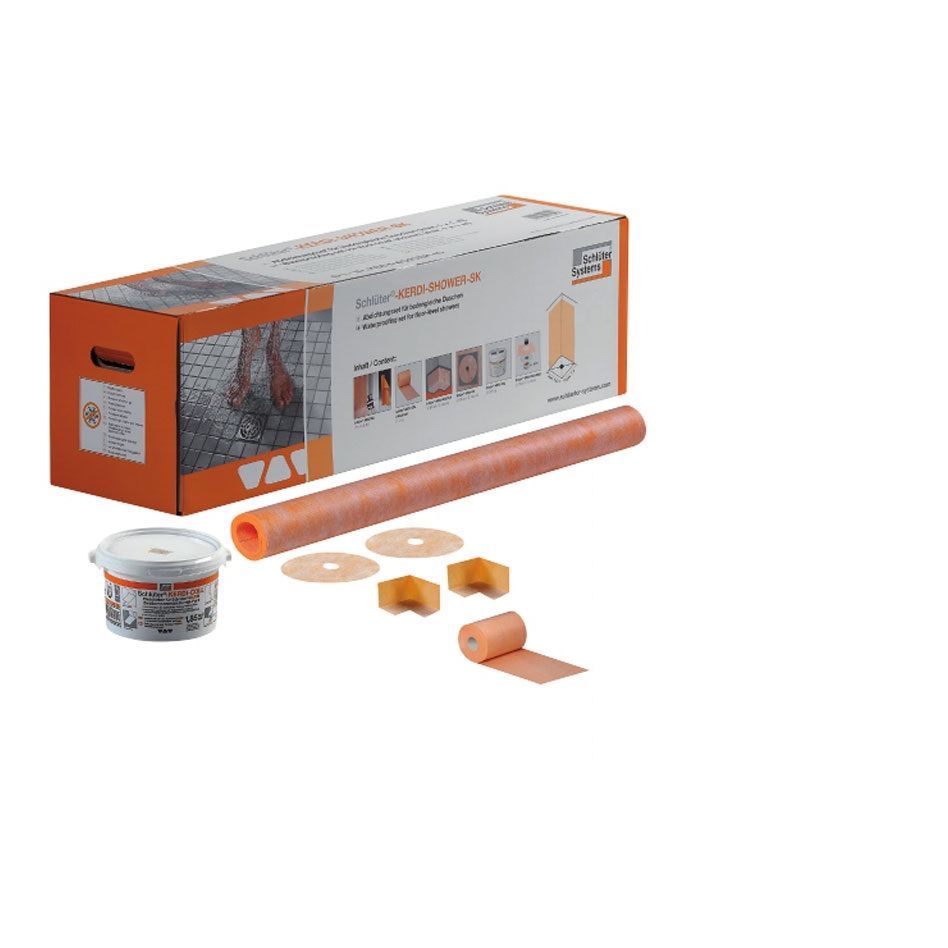 Schlüter-KERDI SHOWER SK Abdichtung Komplettset 120x120cm/150x150cm günstig