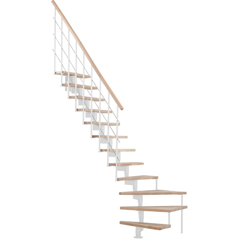Minka escalier compact Style Turn 1/4 tournant blanc escalier gain de place günstig