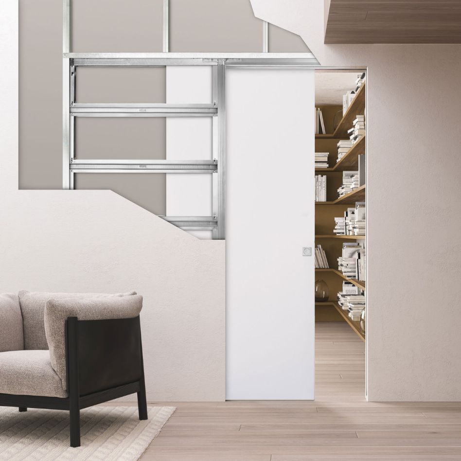 ECLISSE SYNTESIS LINE Schiebetür Holz Komplettset Trockenbau Wandbündig günstig