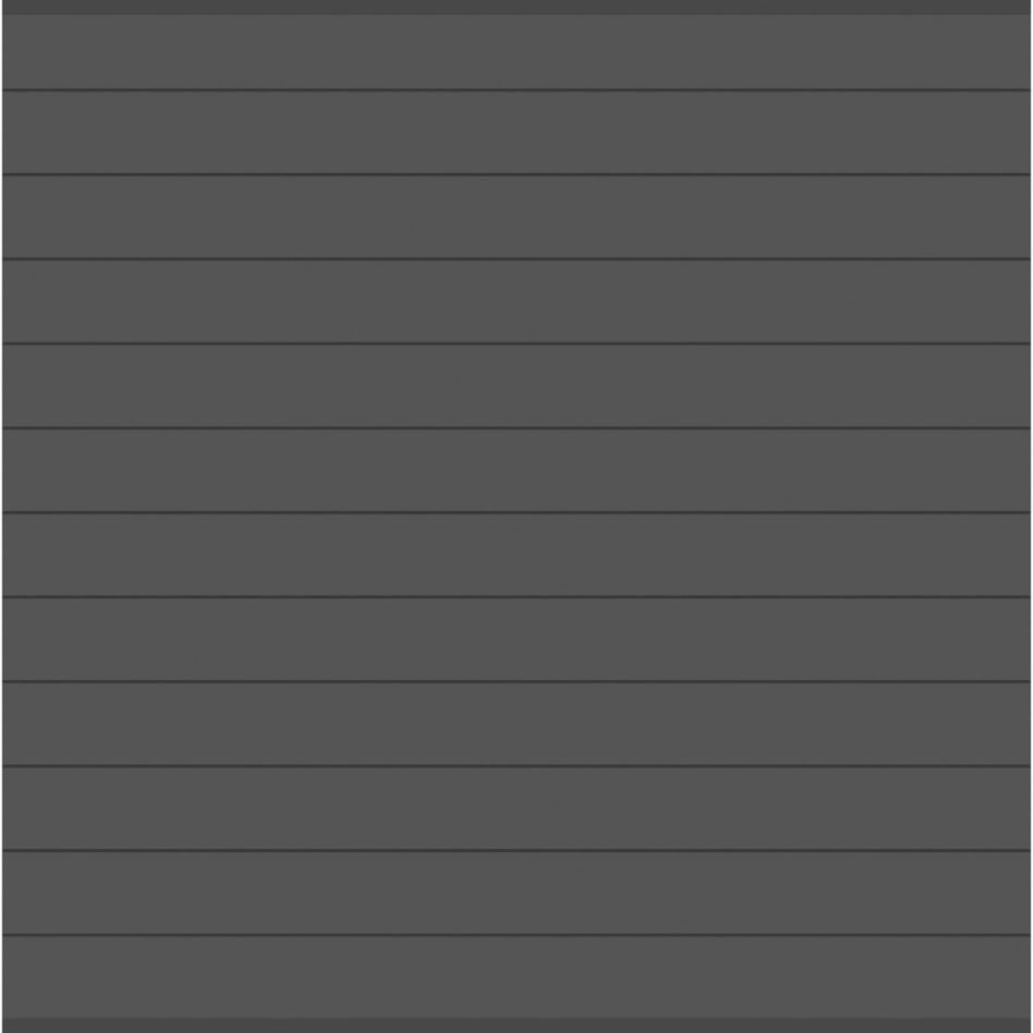 TraumGarten Sichtschutzzaun SYSTEM ALU PLUS Zaunfeld-Set Anthrazit 178 cm Sichtschutz Steckzaun Lamellenzaun Image