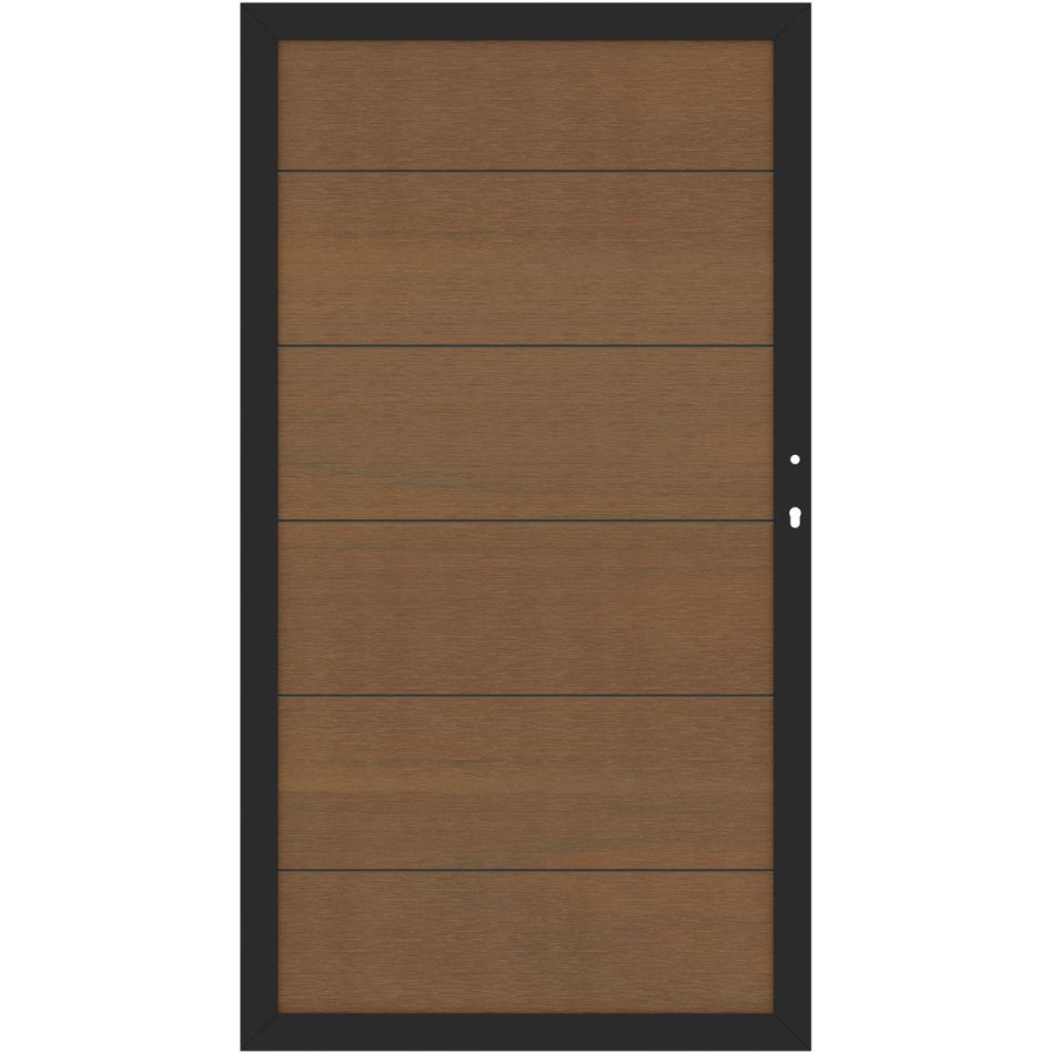 TraumGarten SYSTEM Platinum XL Tor Teak Braun günstig