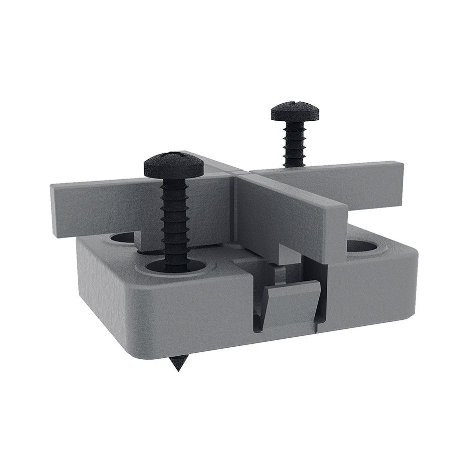 Sous-structure système alu clip céramique ferax Terrassenmeister, 100 pièces, 1 pack