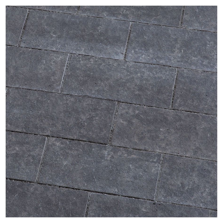 Seltra Natursteine Systempflastersteine SANOKU® ELEGANCE satiniert Basalt anthrazit-schwarz günstig