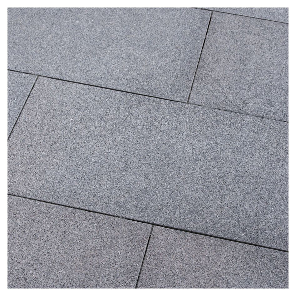 Seltra Natursteine Terrassenplatten GALA EXACTA NEW satiniert Granit anthrazit Herkunft Vietnam günstig