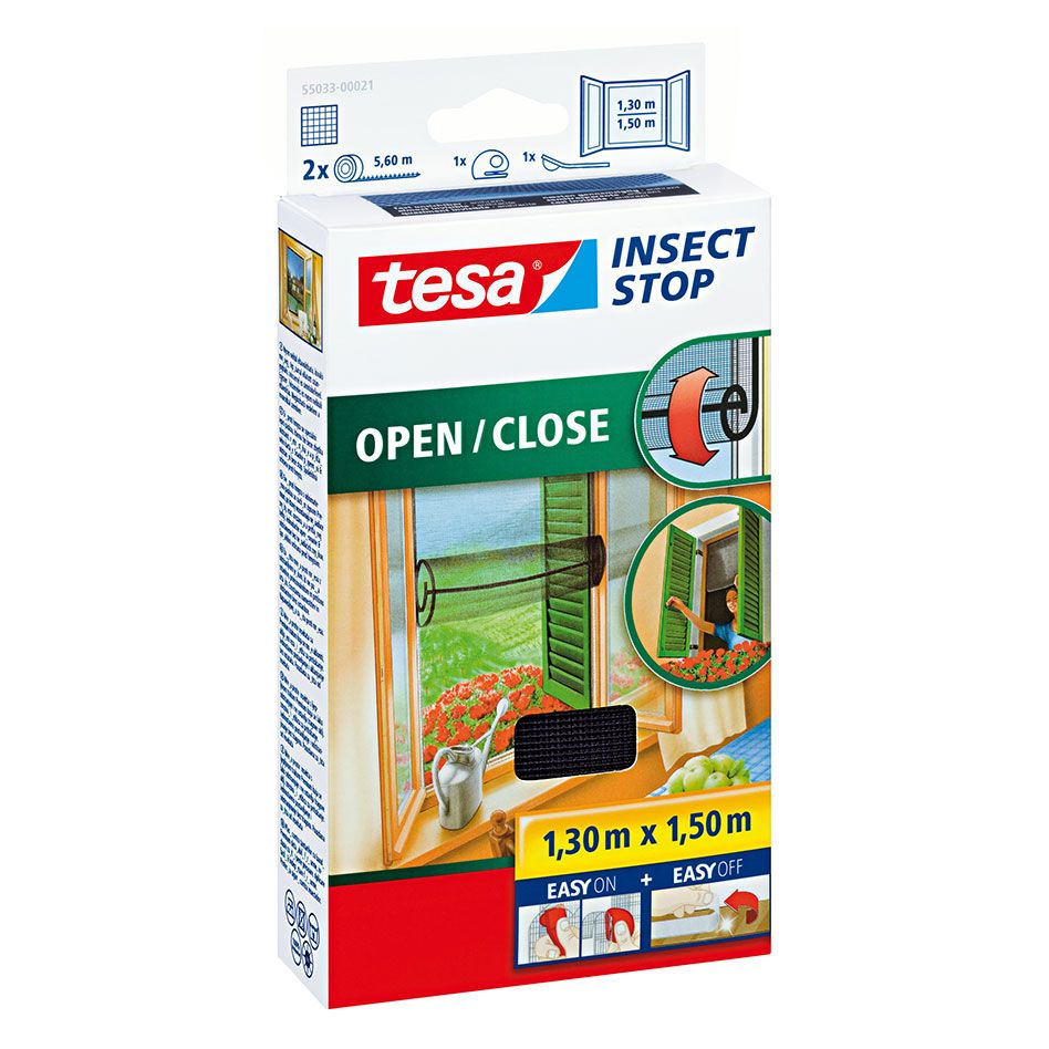 tesa Fliegengitter Insect Stop Comfort Insektenschutz - anthrazit