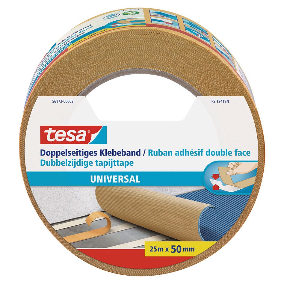 tesa Doppelseitiges Klebeband universal 25 m x 50 mm günstig