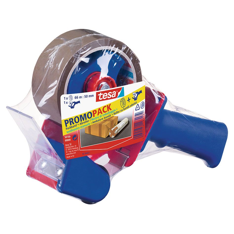 tesa Handabroller + 1 Rolle tesapack 66 m x 50 mm PROMO günstig