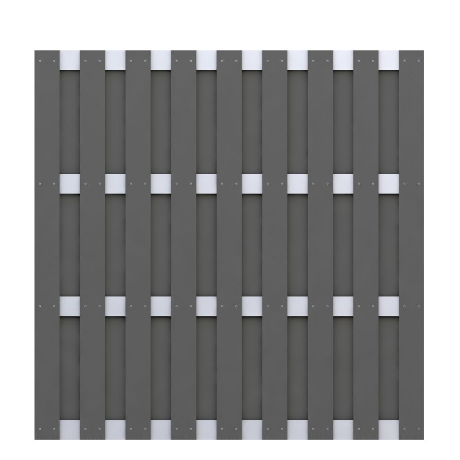 Panneau brise-vue bois composite-aluminium, TraumGarten JUMBO anthracite günstig