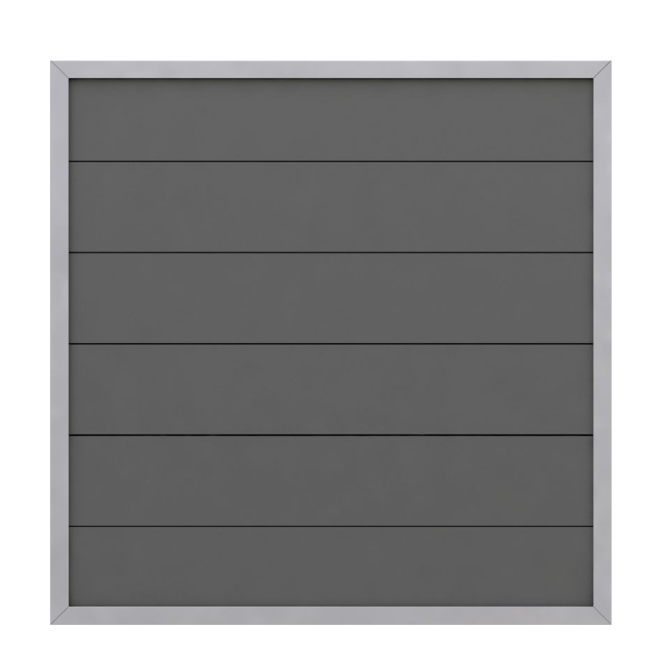 Panneau brise-vue bois composite, TraumGarten DESIGN anthracite günstig