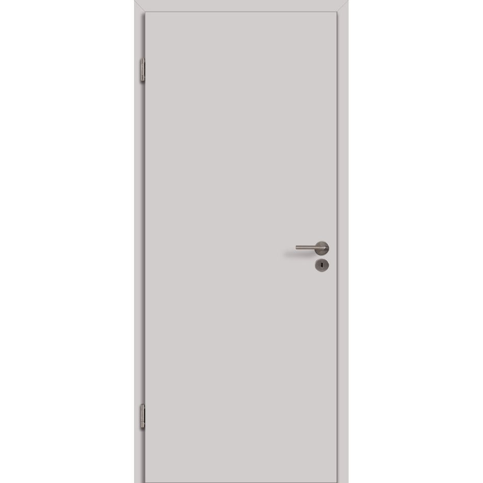 Porte intérieure bois Kilsgaard gris uni Lamikor type 43/00 arête droite günstig
