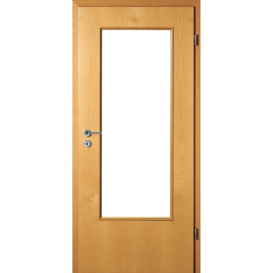 Kilsgaard Zimmertür mit Lichtausschnitt/Glas Buche Lamikor Typ 43/LA Rundkante günstig