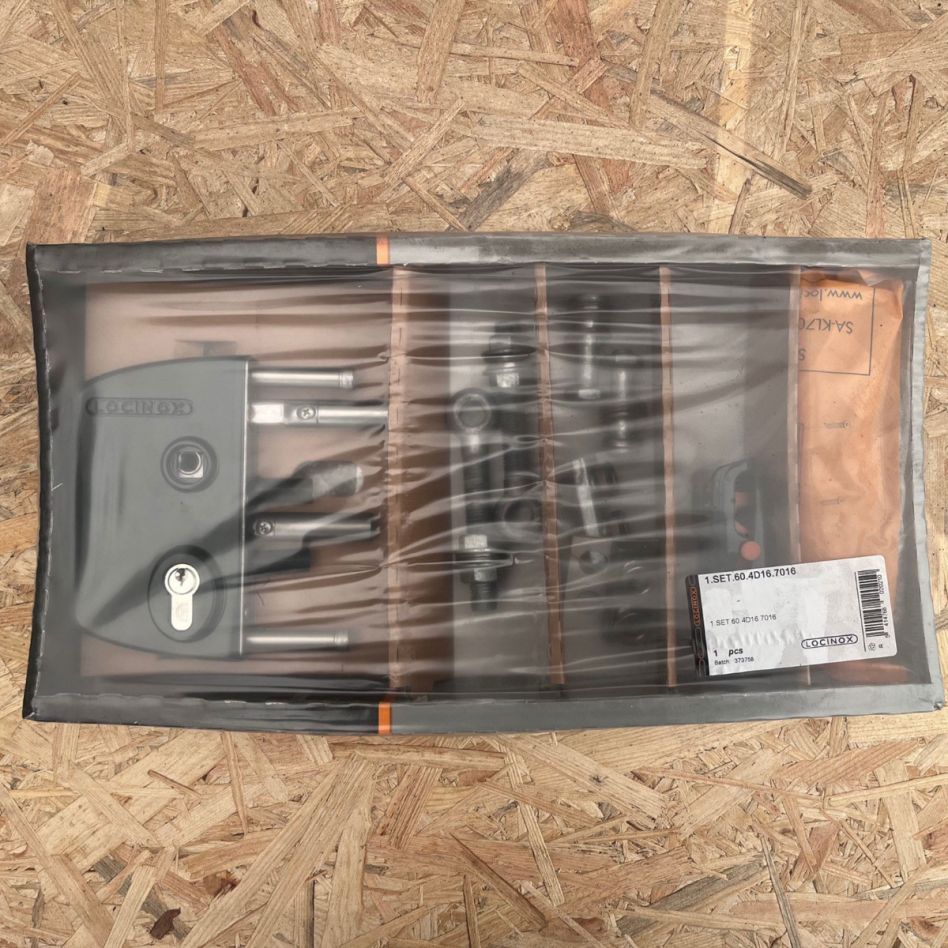 Sonderposten Drehflügeltor VARIO trend Zubehör-Set für Tore 1-flügelig anthrazit RAL 7016 günstig
