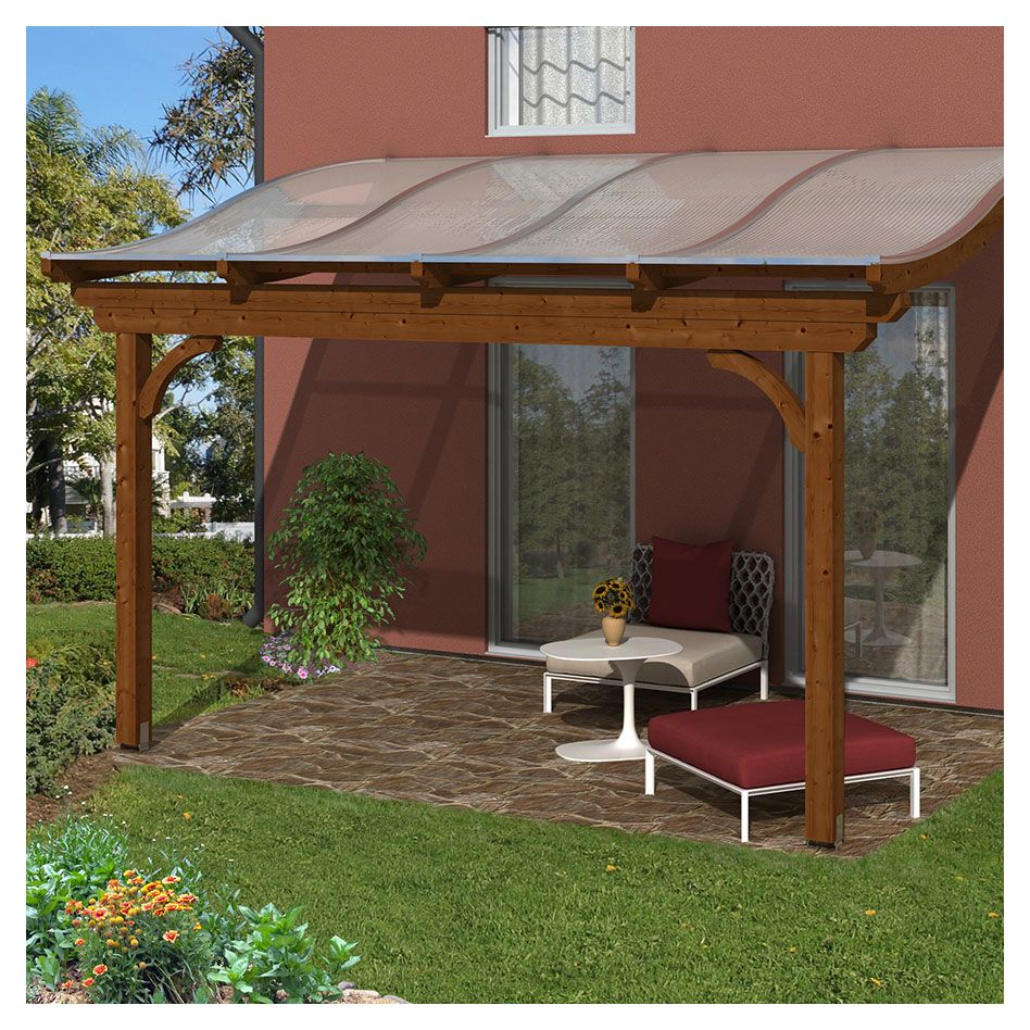 Skan Holz Terrassenüberdachung Verona Terrassendach günstig