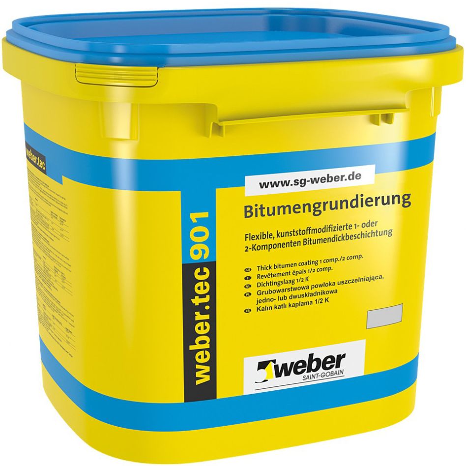 weber Kellerabdichtung weber.tec 901 Bitumengrundierung, 5 l