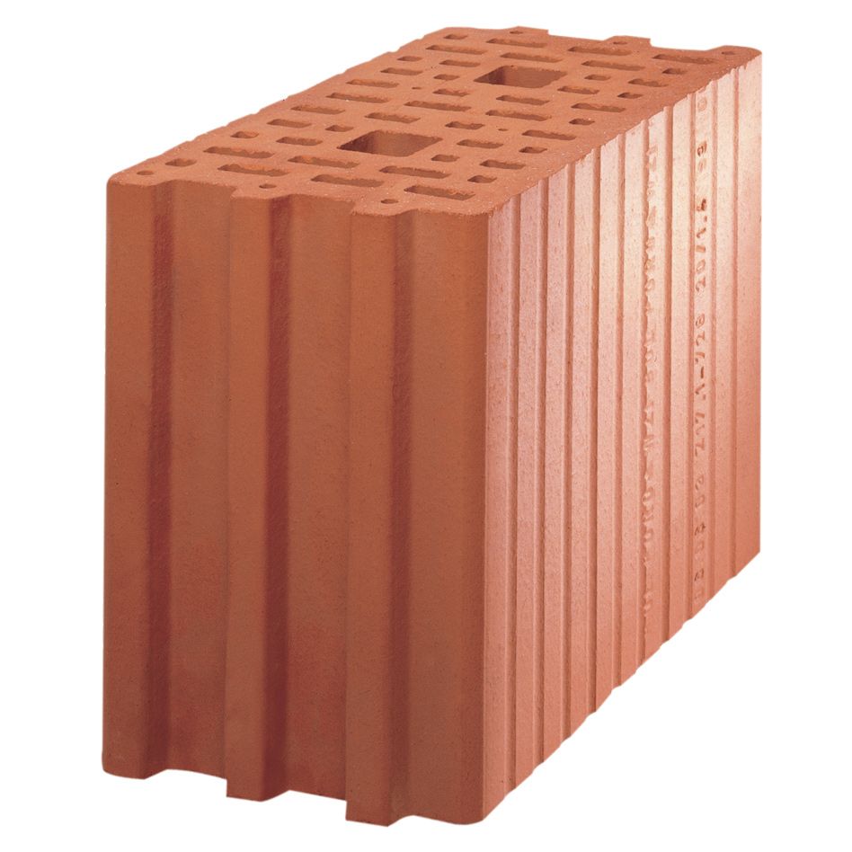 Wienerberger Poroton Schallschutzziegel Plan-T 1,4 Ziegelstein, 17,5 cm, 72 Stück