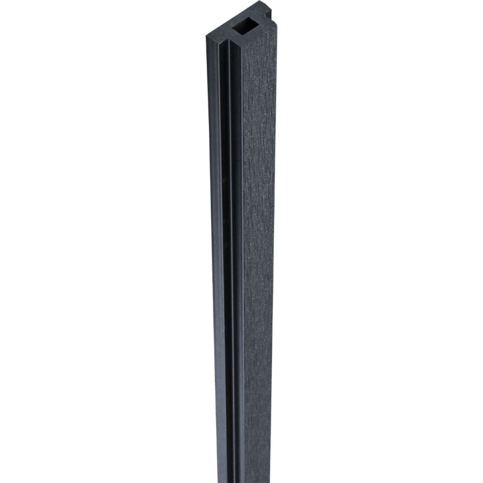 GroJa BPC-Pfostenabdeckleiste für Steckzaunpfosten Anthrazitgrau, 100 cm