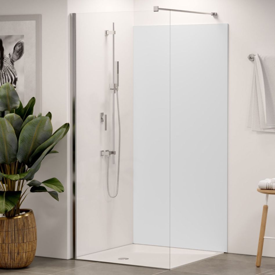 Panneau mural douche aluminium composite Winwall Basics blanc günstig