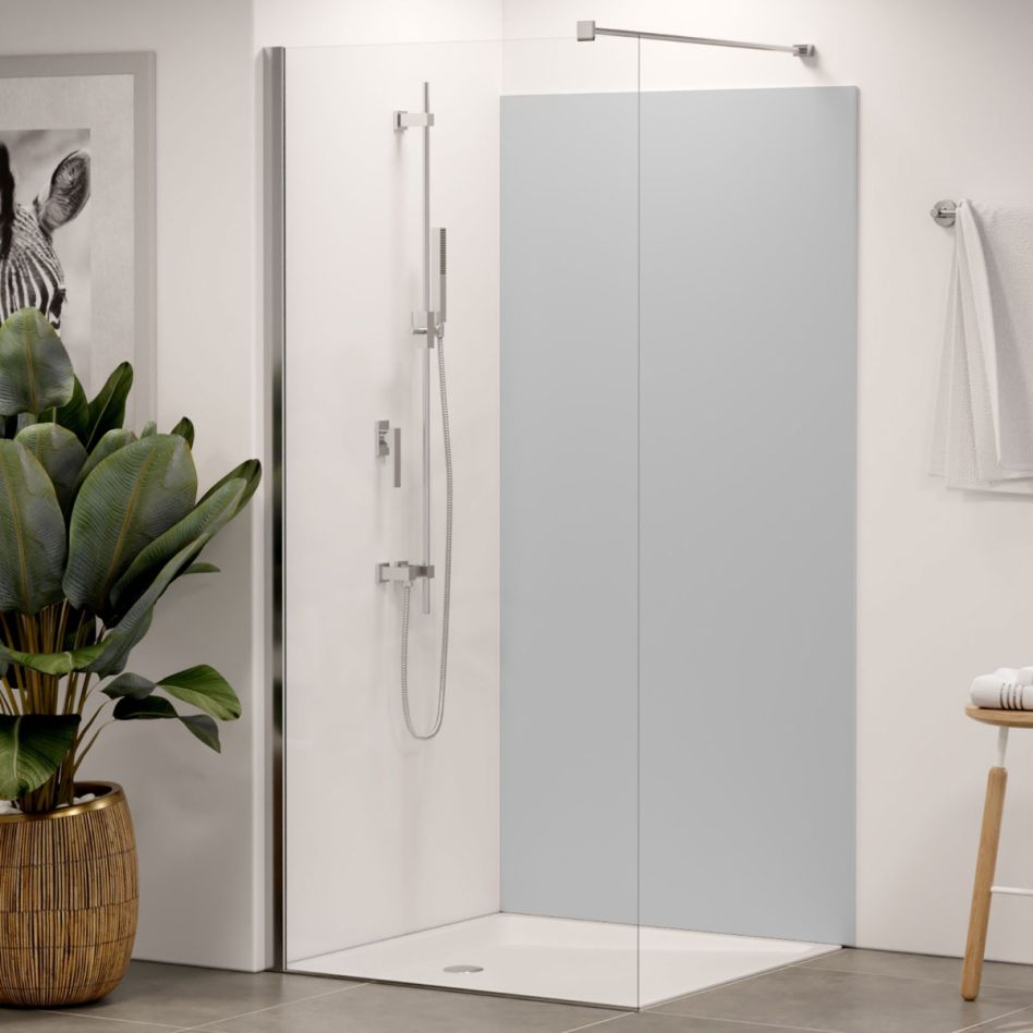 Panneau mural douche aluminium composite Winwall Basics blanc papyrus günstig