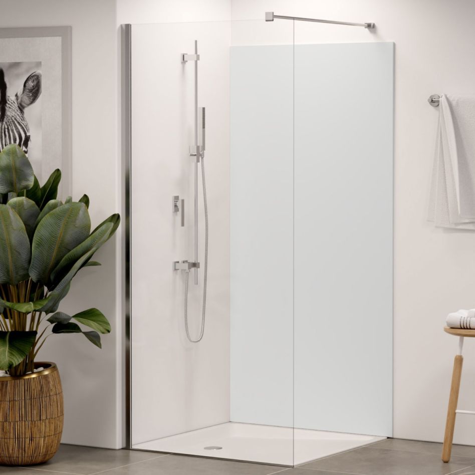 Panneau mural douche aluminium composite Winwall Trend blanc crème günstig