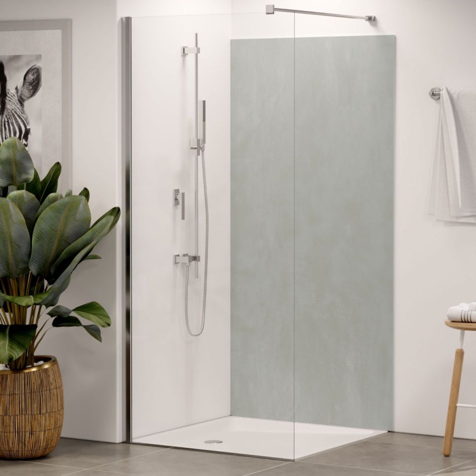 Panneau mural douche aluminium composite Winwall Beton spatulé günstig