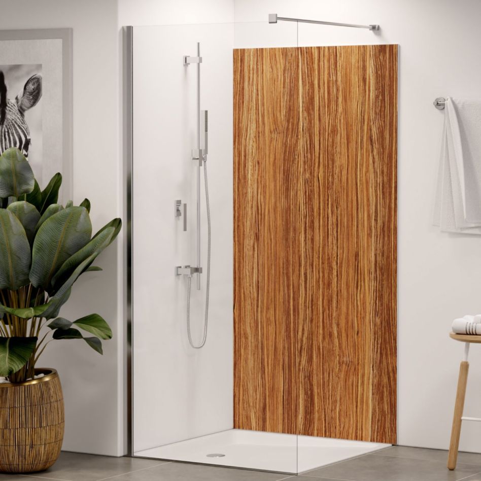 Panneau mural douche aluminium composite Winwall Zebrano günstig