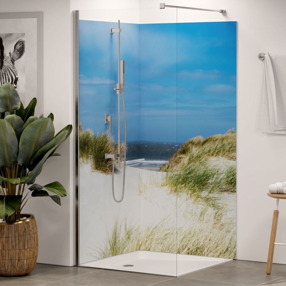 Panneau mural de douche Winwall en composite aluminium Mer du Nord günstig