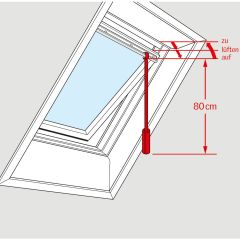 VELUX Bedienungsstange Dachfenster Zubehör 