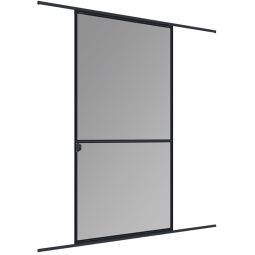 Windhager Insektenschutz Expert Schiebetür Fliegengitter 120x240 cm Anthrazit zwei Einzelbausätze sind auch als Doppeltür montierbar