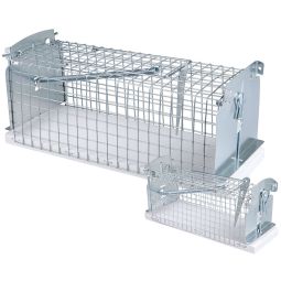 Windhager Drahtkasten-Rattenfalle Lebendfalle Mäuse oder Ratten fangen, ohne sie zu töten 