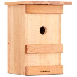 Windhager Nistkasten Birdy Vogelhaus Brutkasten Flugloch ø 28 mm, Nistkasten für Meisen