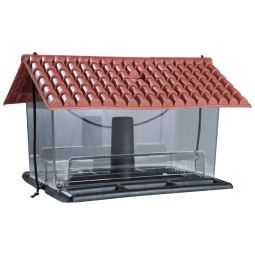 Windhager Vogelfutterhaus Ranch Futtersilo Futterstation großes Füllvolumen von 4,75 l