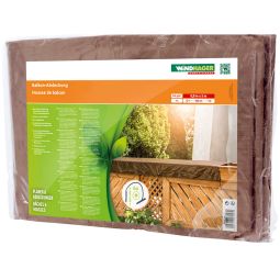 Windhager Balkonabdeckung 0,8x5m, 210g/m2 inklusive Gummispanner, einfache Montage