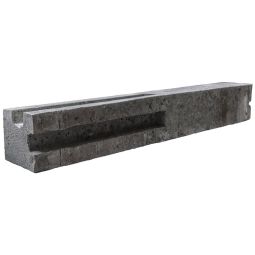 Beckers Betonzaun Klassik Eckpfosten grau Betonpfosten 11,5x11,5 cm - in drei Längen verfügbar