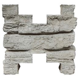 Beckers Betonzaun Mediterran Nostalgie Zwischenpfostenkappe grau Maße: 20x20x10 cm