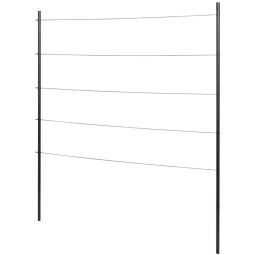 Windhager Edelstahlseil-Rankhilfe Rankhilfe mit Edelstahlseilen für Gemüse- und Hochbeete