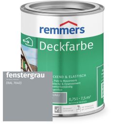 Remmers Deckfarbe fenstergrau RAL 7040 Starker Wetterschutz, hohe Deckkraft, auf Wasserbasis