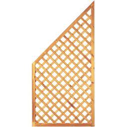 T&J Diagonal-Rankzaun MW 6x6 cm Anschluss Sichtschutzzaun Diagonal-Rankzaun Sichtschutzzaun Anschluss 90x180/90 cm, 6x6 cm Maschenweite, kesseldruckimprägniert, stabiler Rahmen