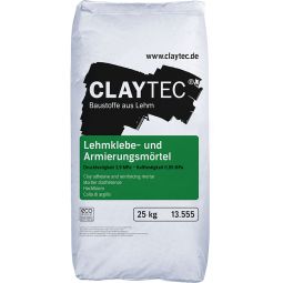 ClayTec Lehmkleber 25 kg Sack, für Trockenputzplatten