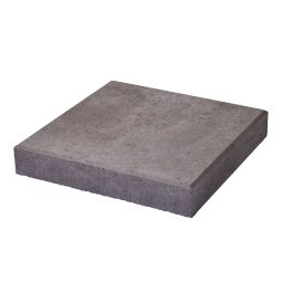 WESERWABEN Gartenmauer Trend-Line Pfeilerabdeckung Grau-Terra meliert 36,5x36,5x6cm
